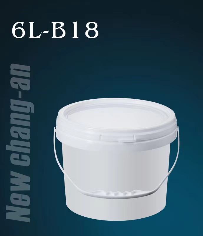 6L PP Пластиковое ведро B18-NR для водной базовой краски, содержащей